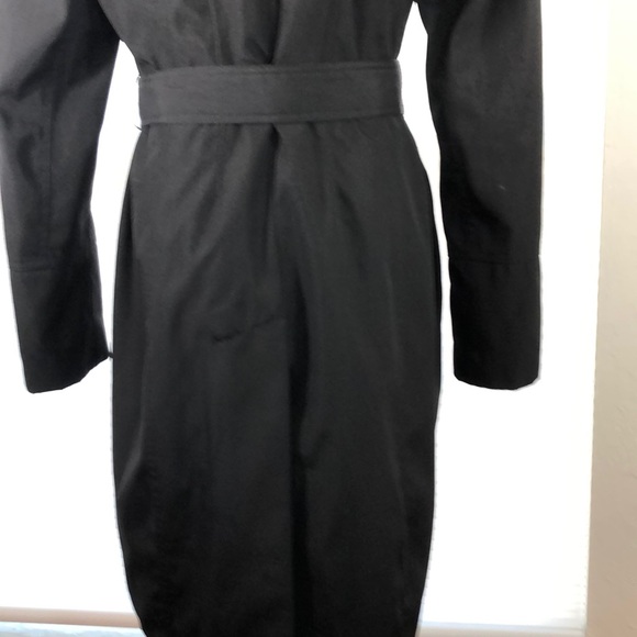 Calvin Klein XS trench rain coat in black - Picture 6 of 9